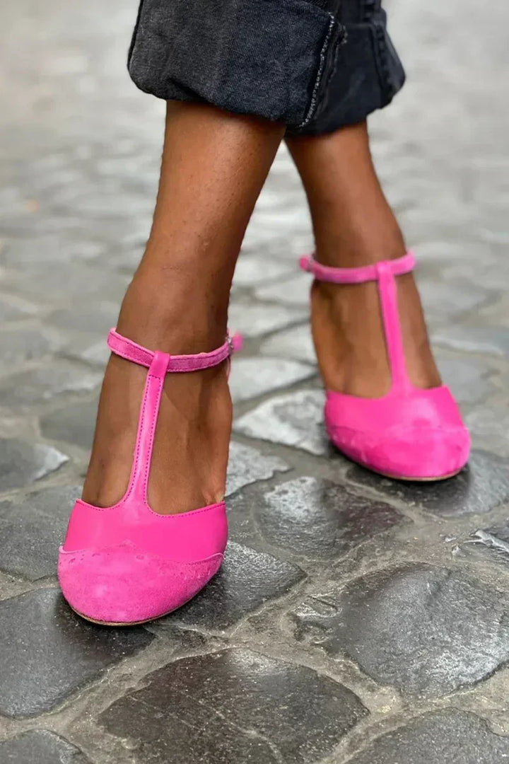 Karen Moree | Closed Sandal With T-Bar Strap