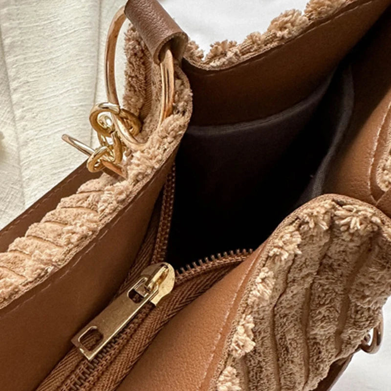 Karen Moree | Large Capacity Corduroy Tote Bag