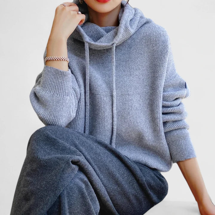 Karen Moree | Cozy Knit Hoodie