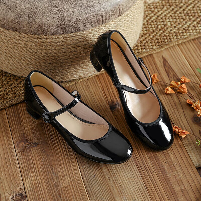 Karen Moree | Leather Mary Janes