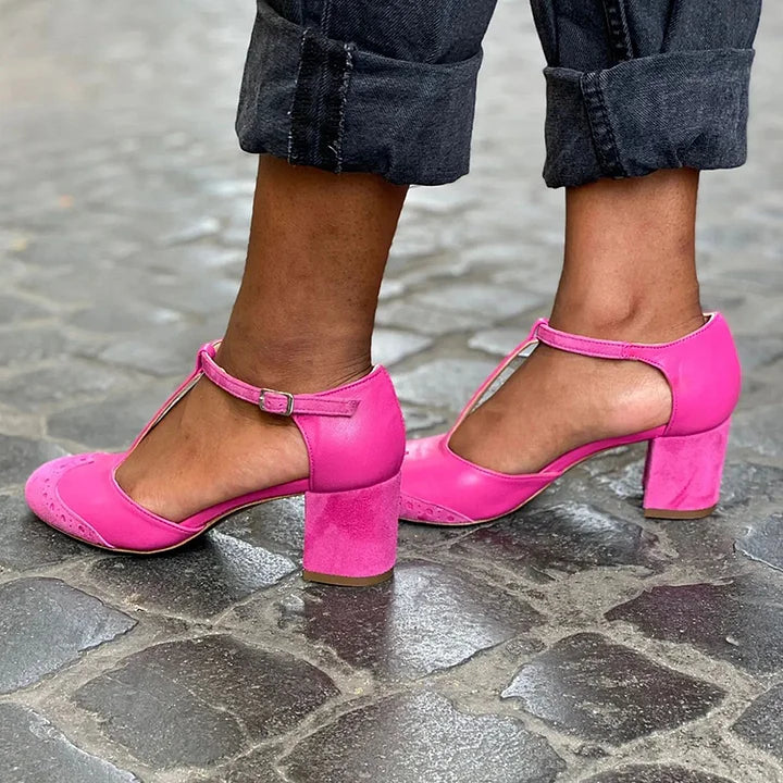 Karen Moree | Closed Sandal With T-Bar Strap