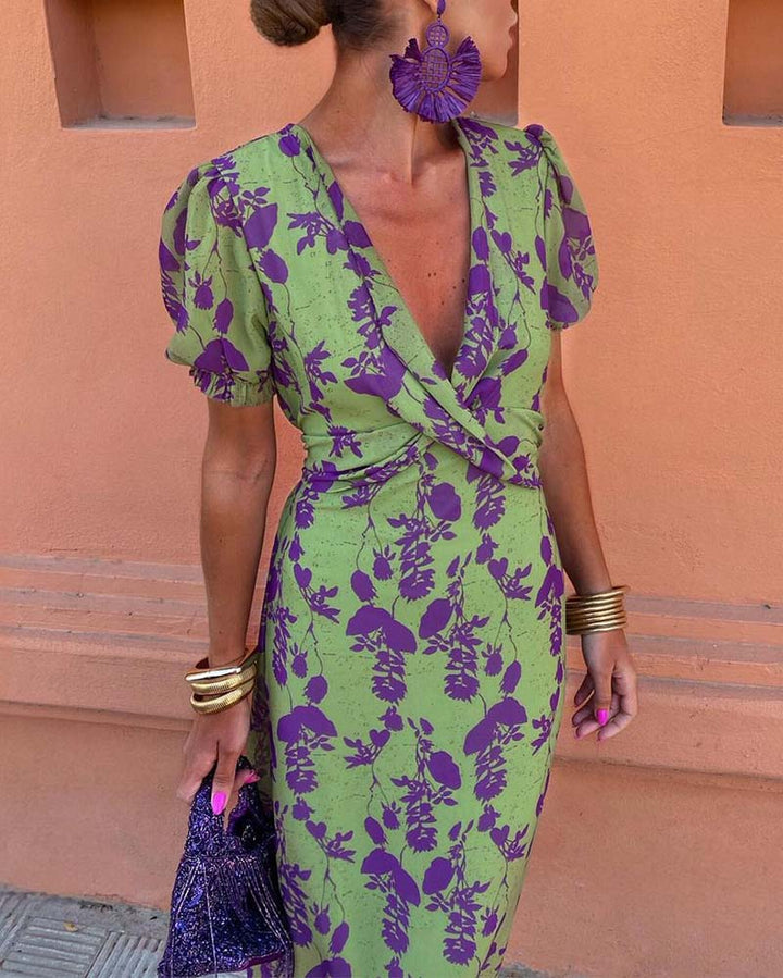Karen Moree | Elegant Floral Dress
