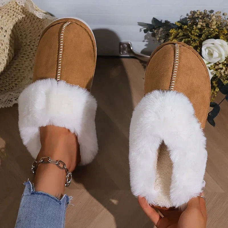 Karen Moree | Non Slip Fur Slippers For Winter