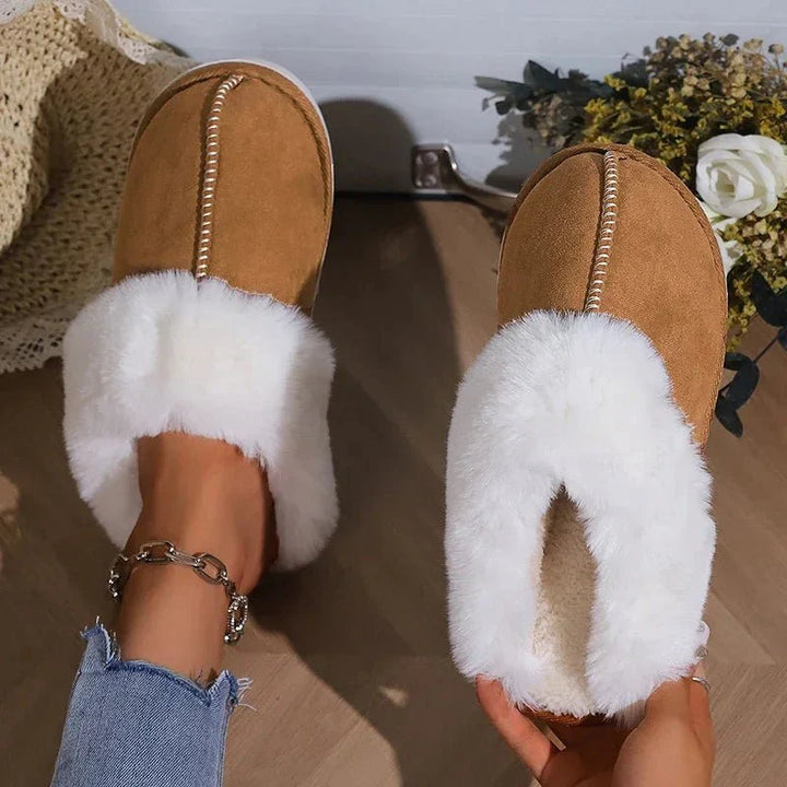 Karen Moree | Non Slip Fur Slippers For Winter