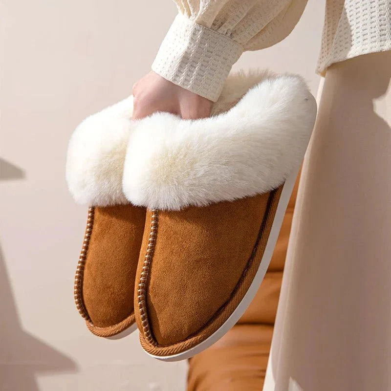 Karen Moree | Non Slip Fur Slippers For Winter
