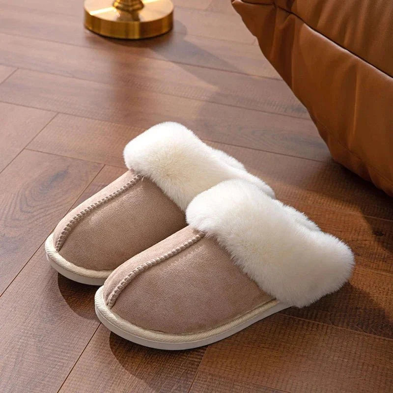 Karen Moree | Non Slip Fur Slippers For Winter