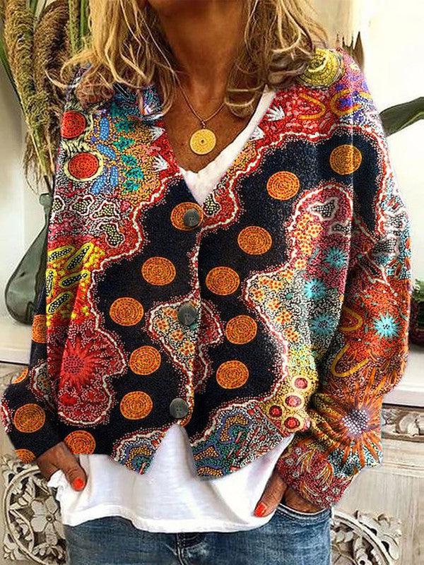 Karen Moree | Colourful Knitted Sweater