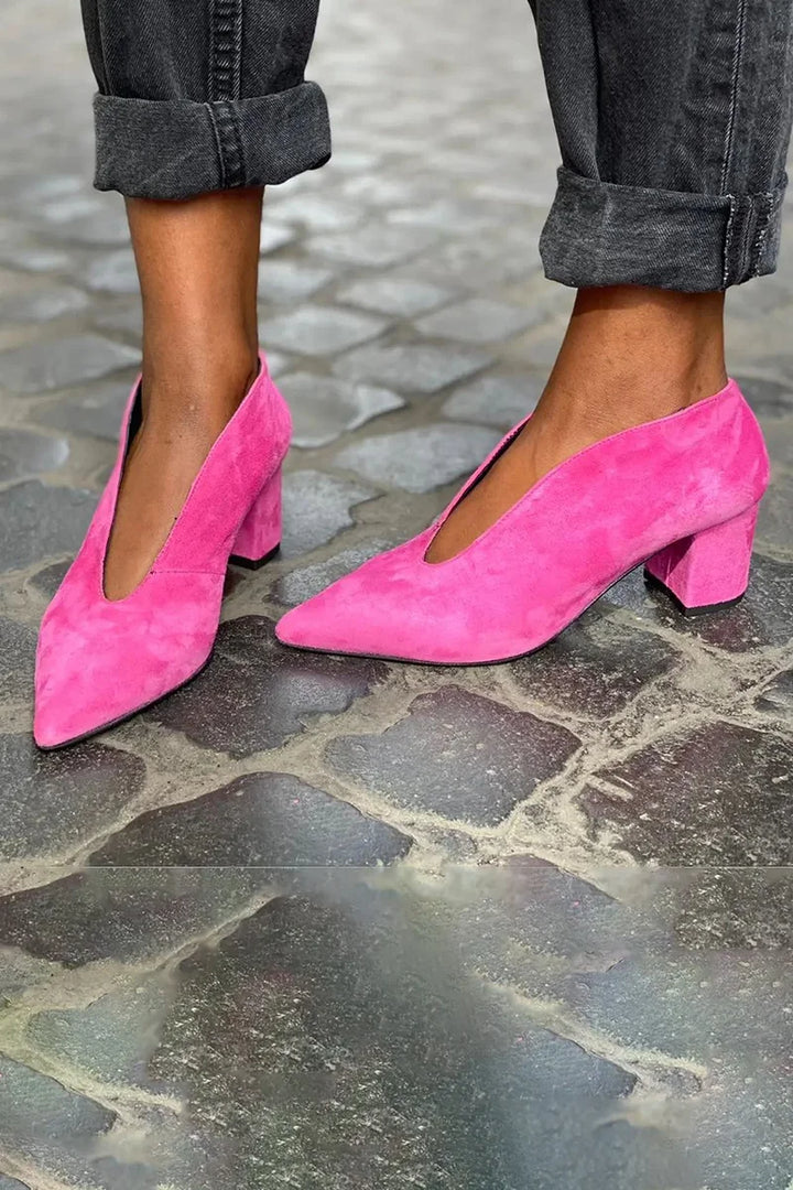 Karen Moree | Elegant Block Heel Pumps