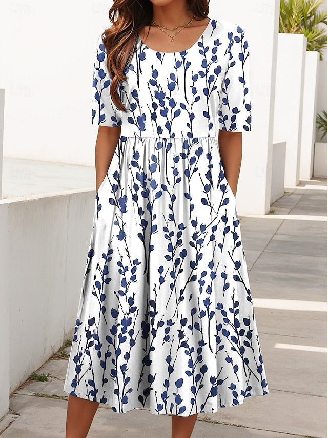 Karen Moree | Floral Midi Dress