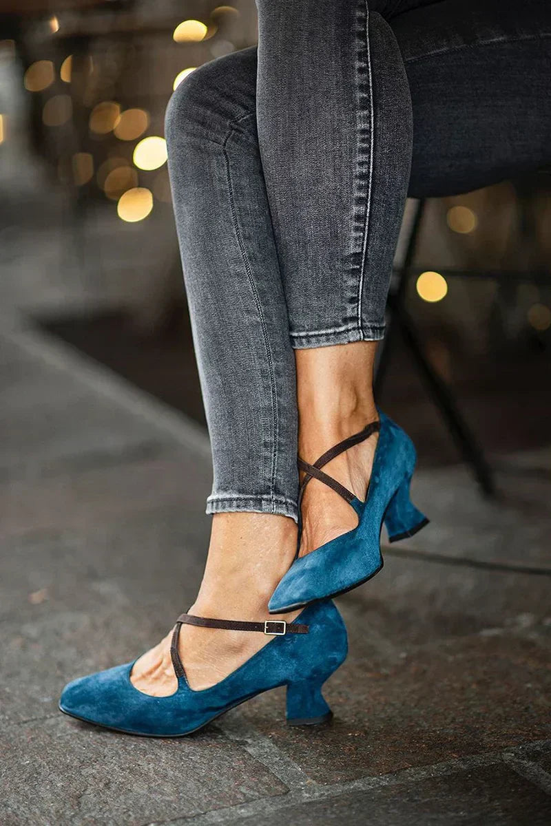 Karen Moree | Elegant Strap Mid-Heels