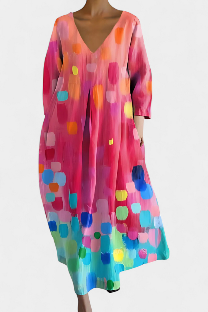 Karen Moree | Art Bloom Midi Dress