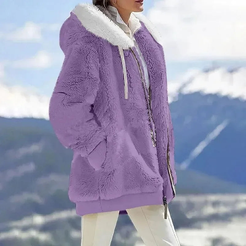 Karen Moree | Winter Jacket, Hooded, Zipper Closure