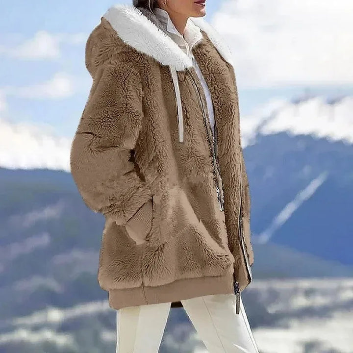 Karen Moree | Winter Jacket, Hooded, Zipper Closure