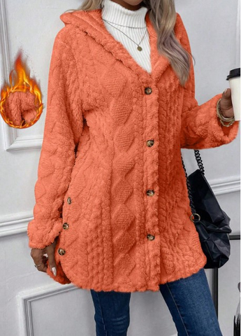 Karen Moree | Plush Hooded Cardigan