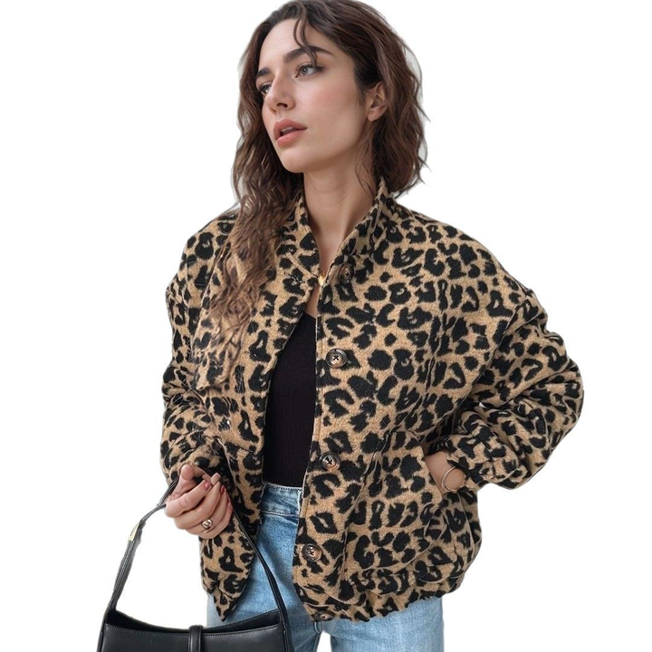 Karen Moree | Stylish Leopard Print Jacket