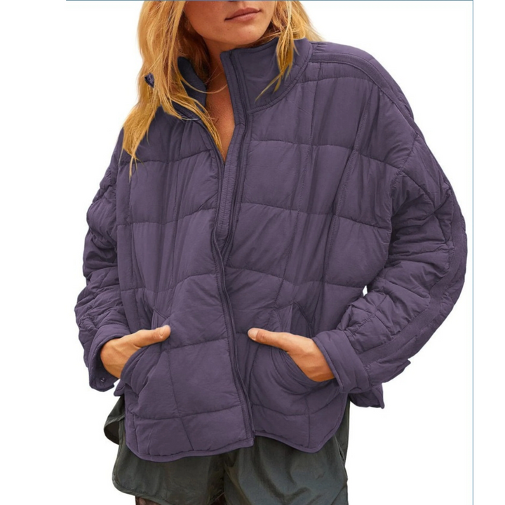 Karen Moree | Lightweight Compact Zip Puffer Jacket