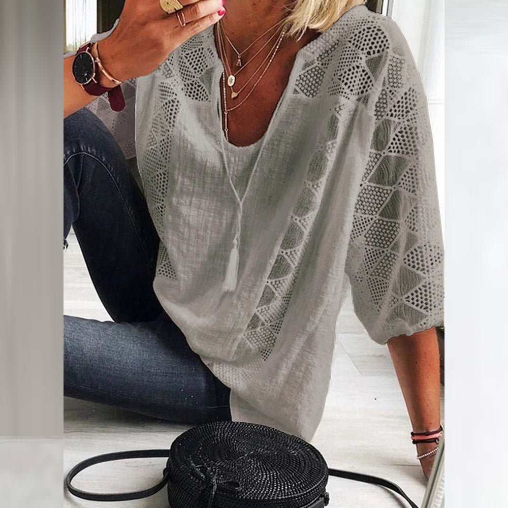 Karen Moree | Breezy Cotton Blouse