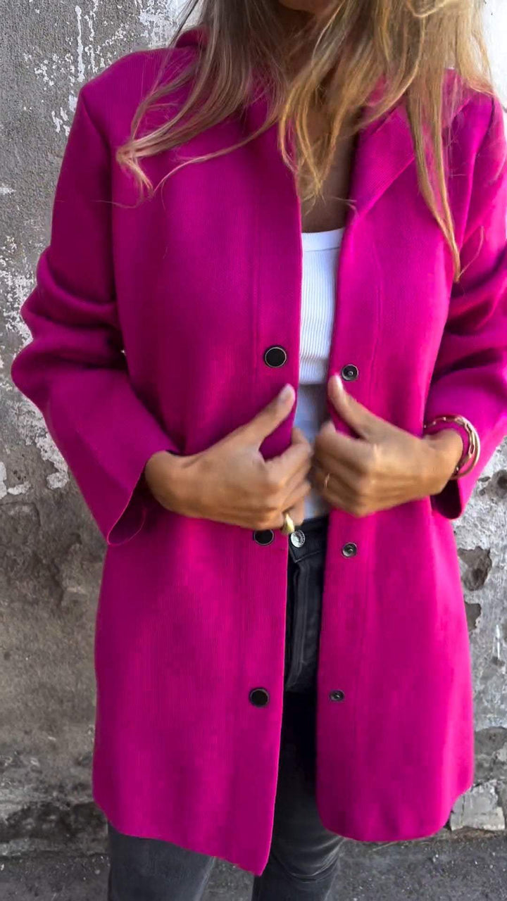 Karen Moree | Casual Hoodie Jacket with Buttons