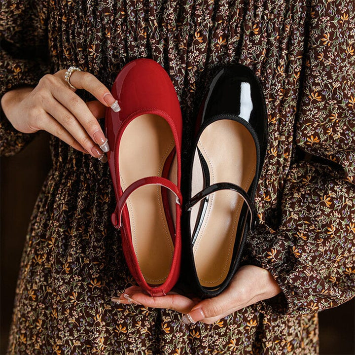 Karen Moree | Leather Mary Janes