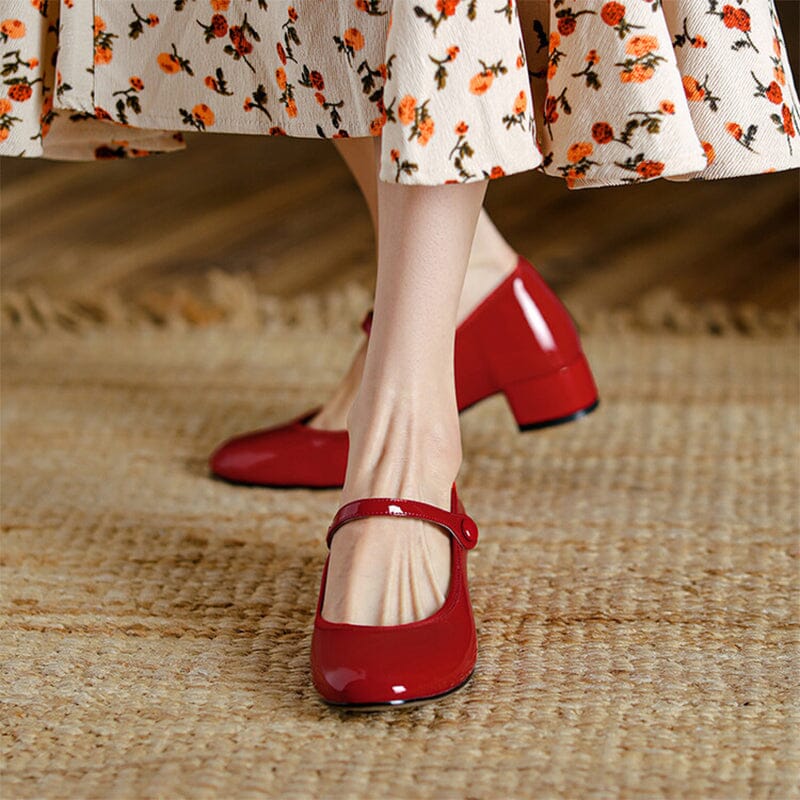 Karen Moree | Leather Mary Janes