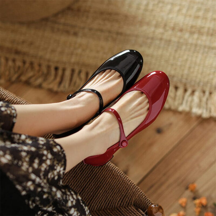 Karen Moree | Leather Mary Janes