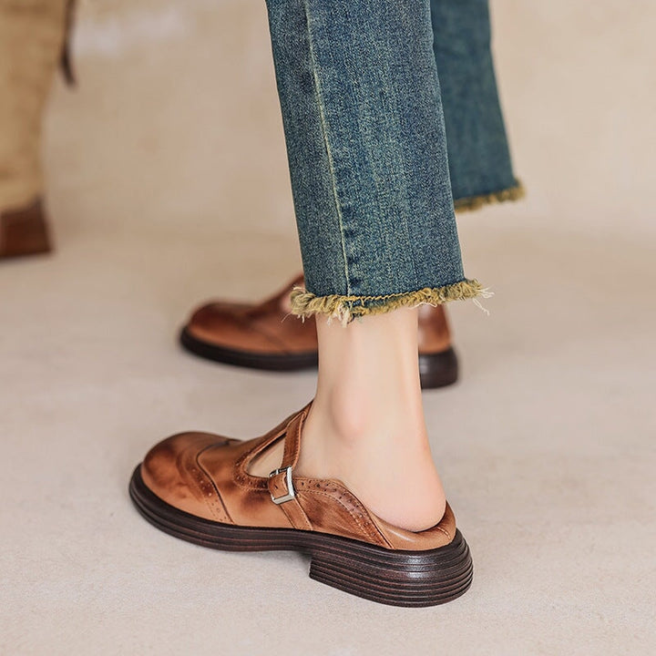 Karen Moree | Elegant Mary Janes Made Of Leather
