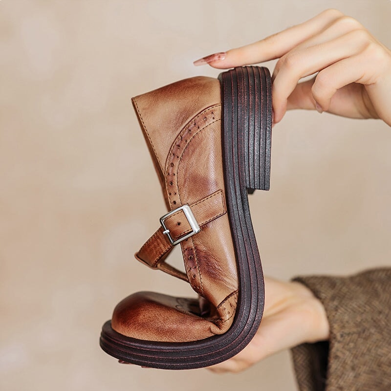 Karen Moree | Elegant Mary Janes Made Of Leather