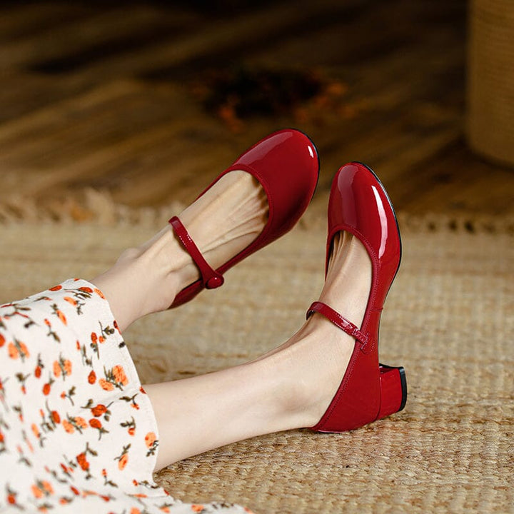 Karen Moree | Leather Mary Janes