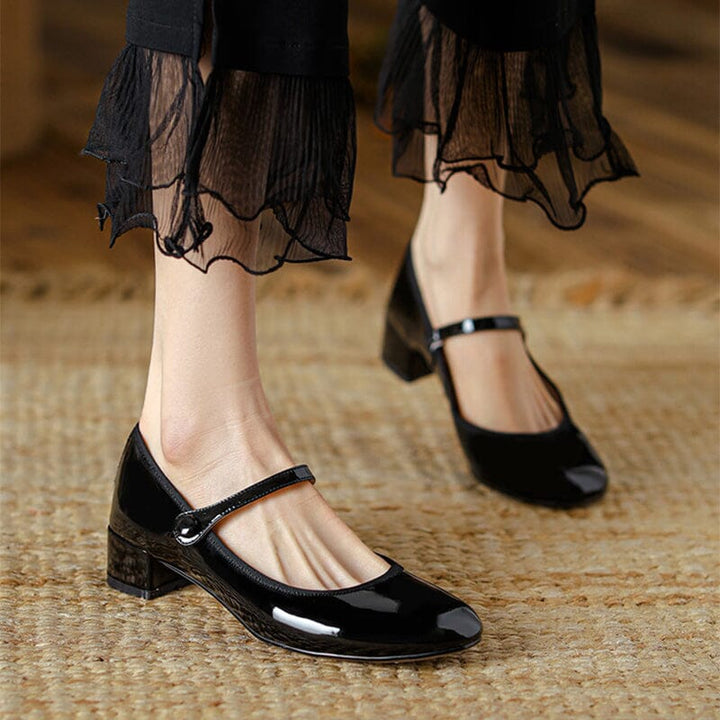 Karen Moree | Leather Mary Janes