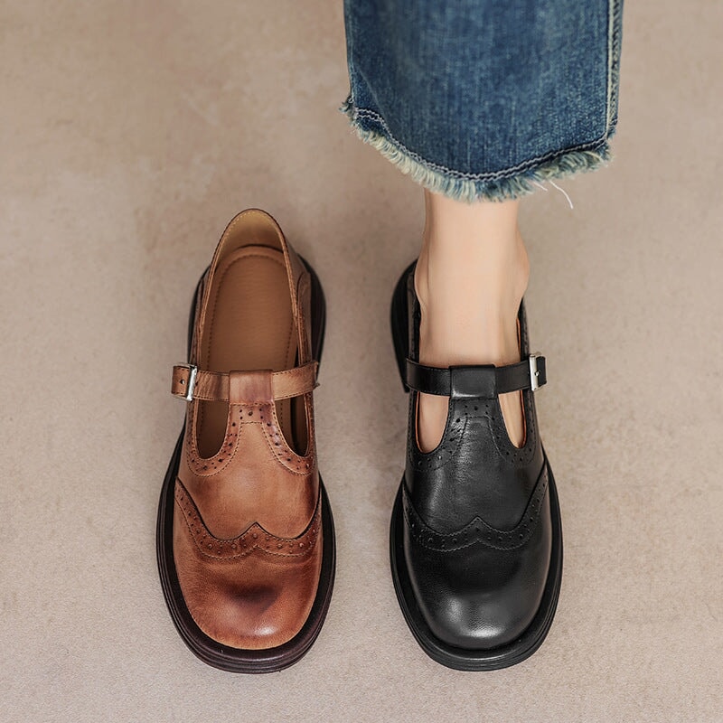 Karen Moree | Elegant Mary Janes Made Of Leather