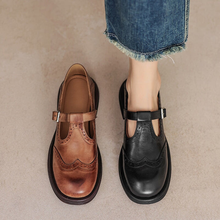 Karen Moree | Elegant Mary Janes Made Of Leather
