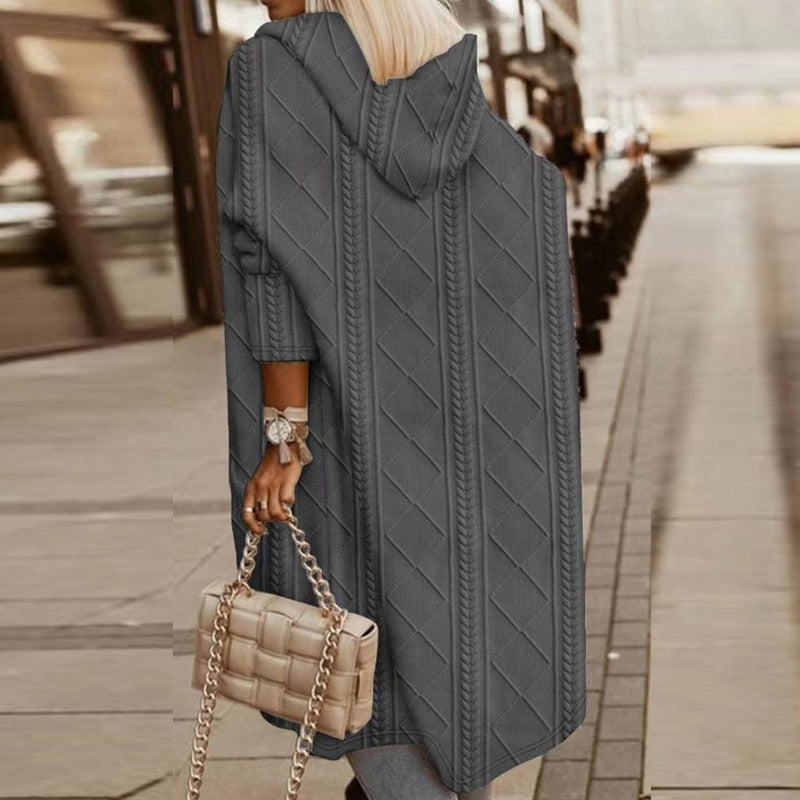 Karen Moree | Extended Length Hooded Cardigan