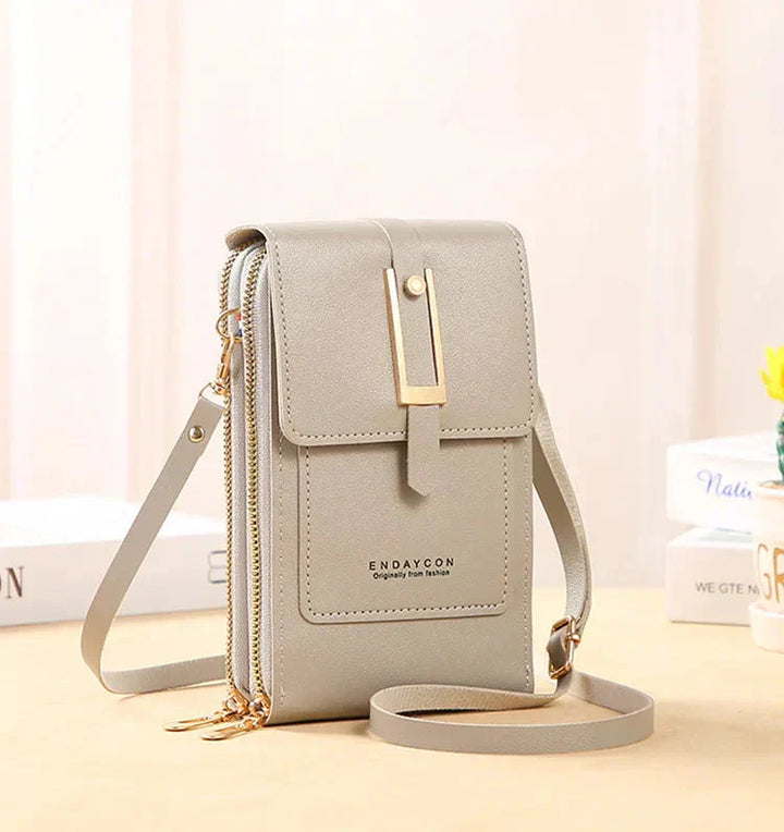 Karen Moree | Leather Cell Phone Crossbody Bag