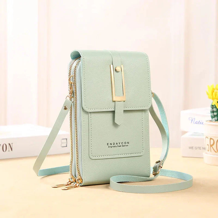 Karen Moree | Leather Cell Phone Crossbody Bag