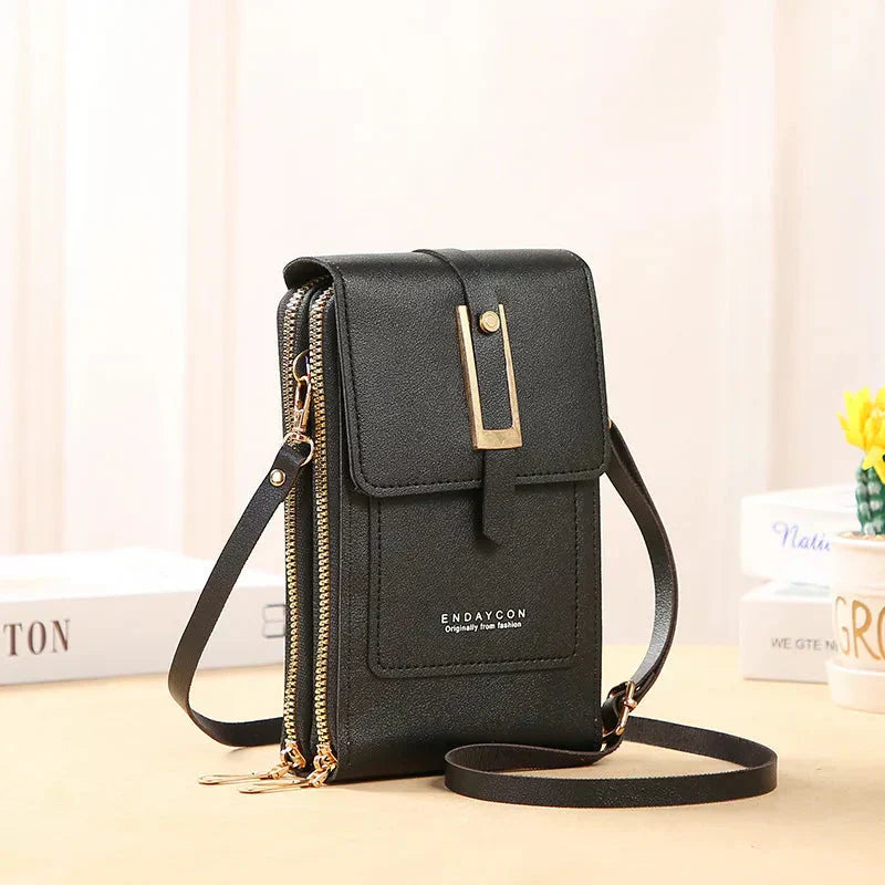 Karen Moree | Leather Cell Phone Crossbody Bag
