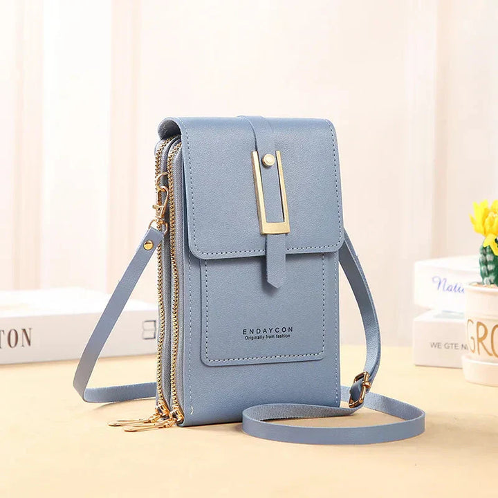 Karen Moree | Leather Cell Phone Crossbody Bag